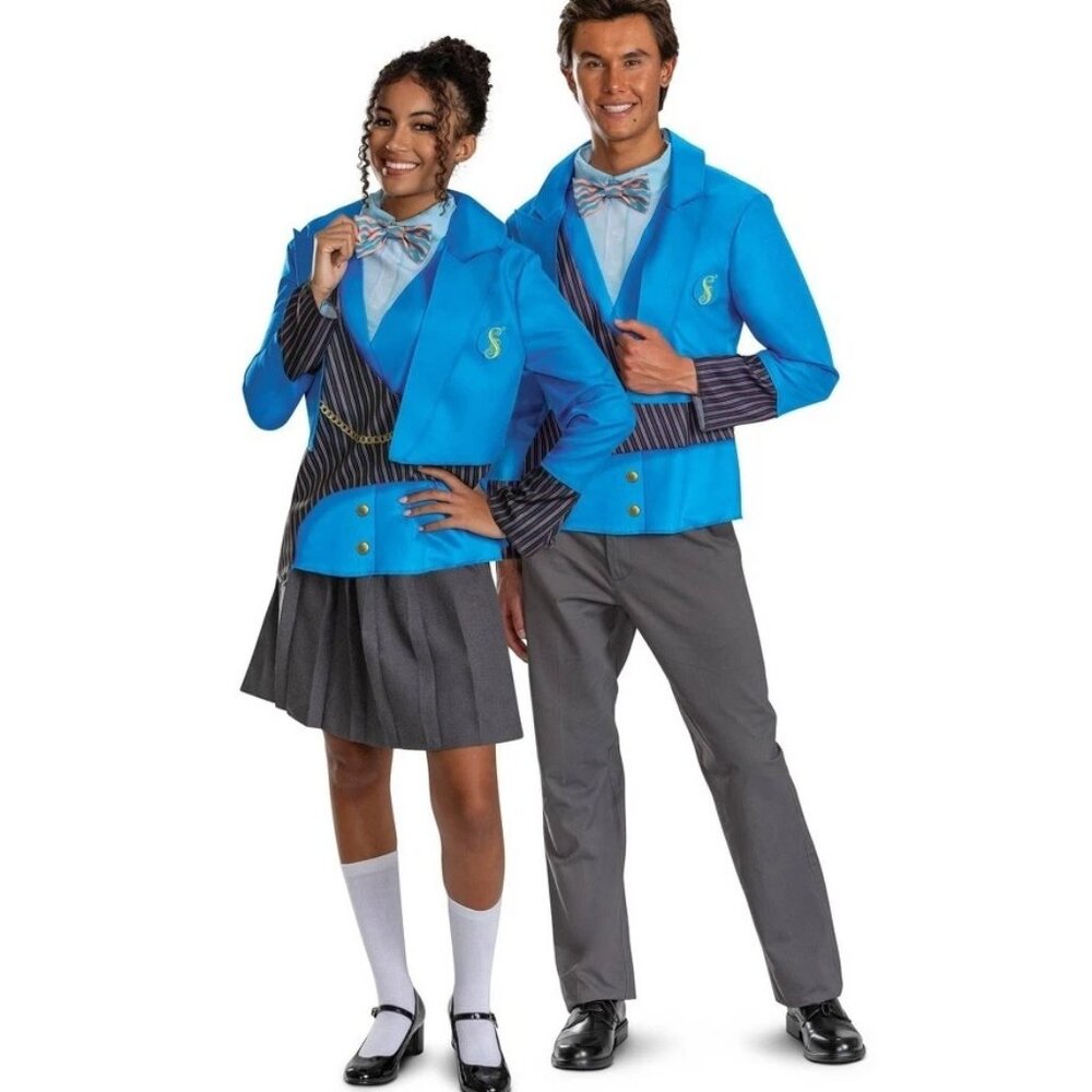 Adult Wicked SHIZ University Costume Accessory Kit One Size Jacket Bow Tie NWT